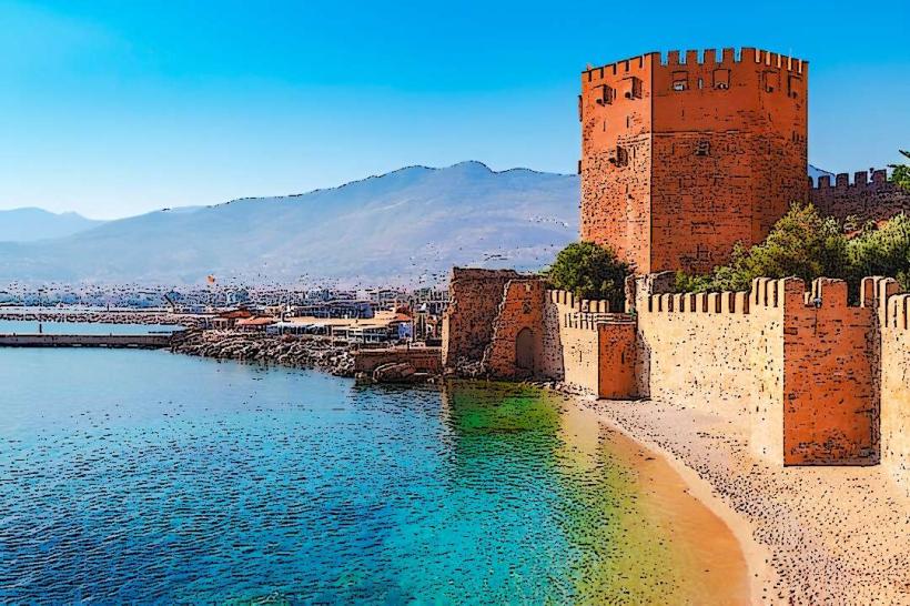 Alanya Red Tower