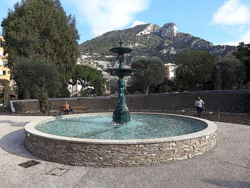 Fontvieille Fountain