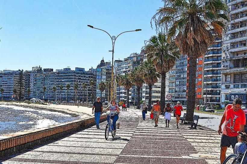 Rambla of Montevideo