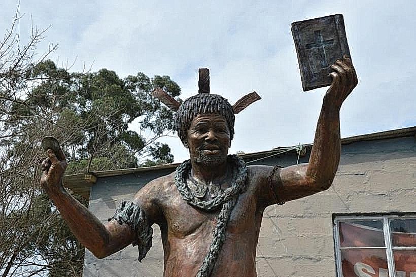 King Sobhuza I Statue