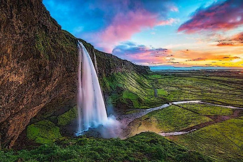 Seljalandsfoss Waterfall
