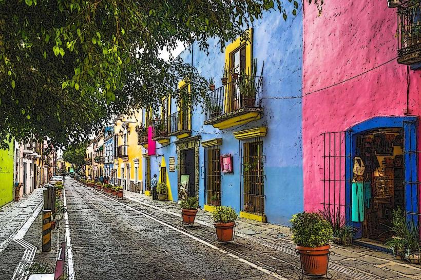 Puebla's Callejón de los Sapos