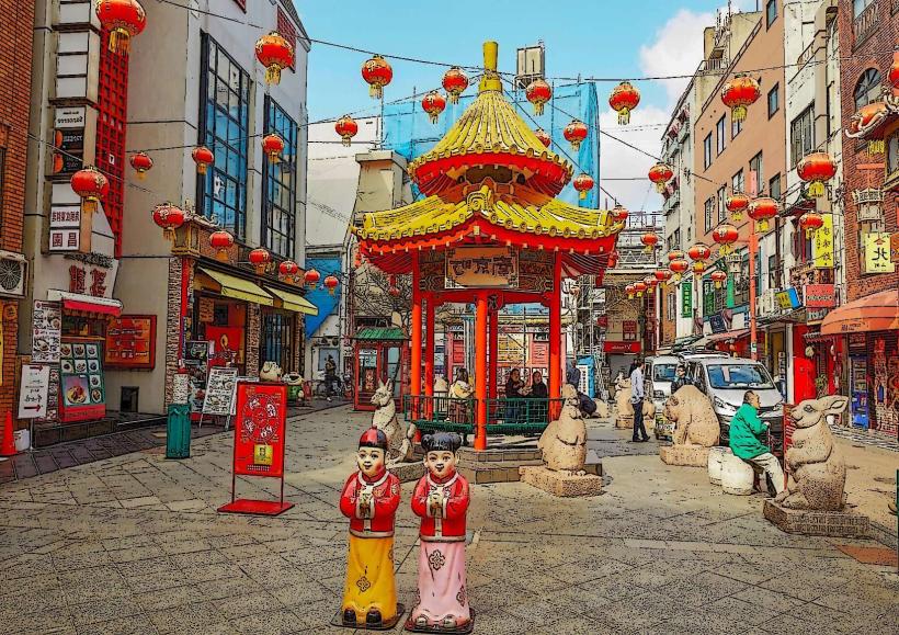 Kobe Chinatown (Nankinmachi)