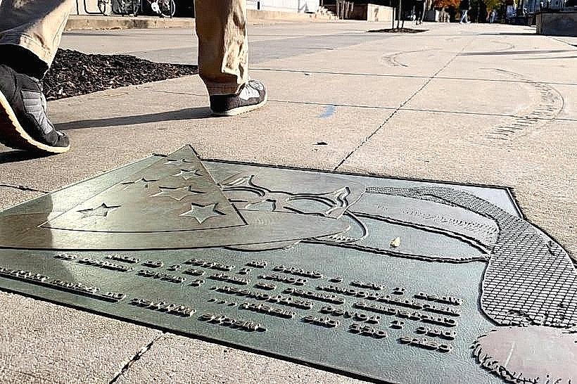 Iowa Avenue Literary Walk