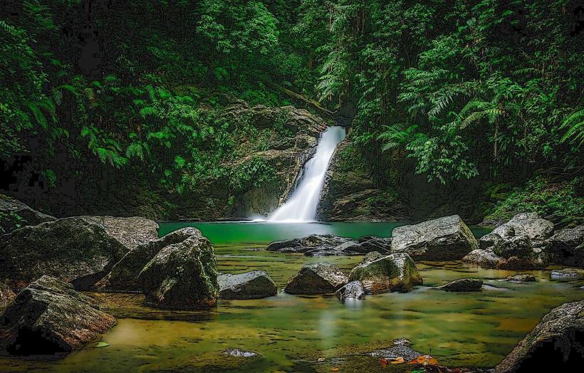 Poole River Waterfall