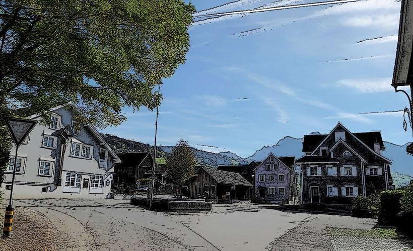 Planken Village Square