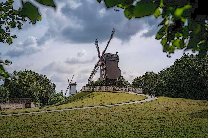 Windmills of Bruges