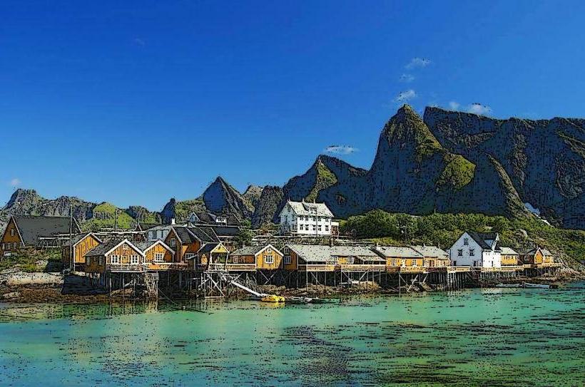 Sakrisøy Rorbuer Island