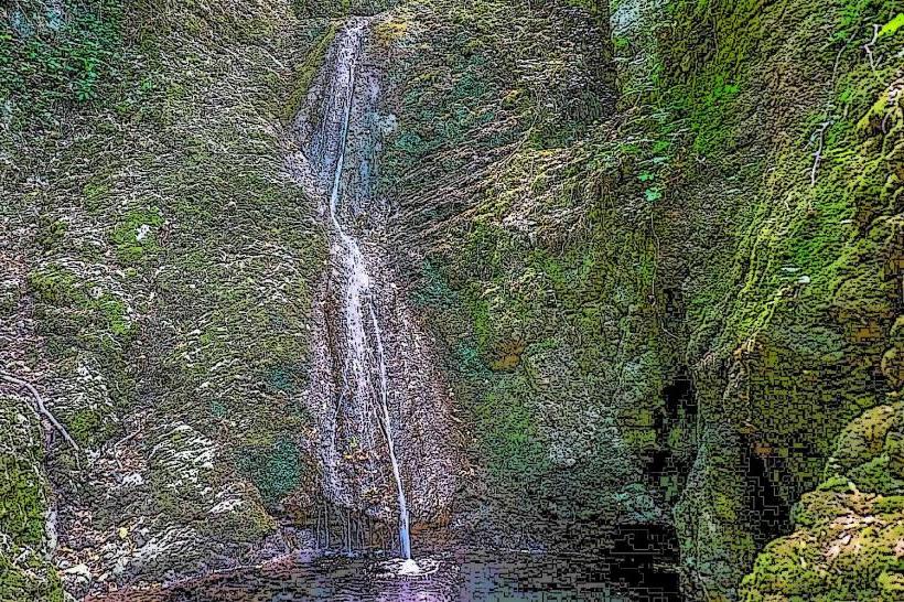 Serravalle Waterfall