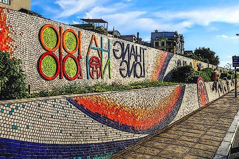 Hanoi Ceramic Mosaic Mural