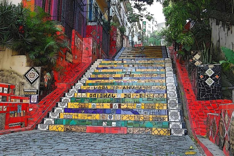 Selarón Steps (Escadaria Selarón)