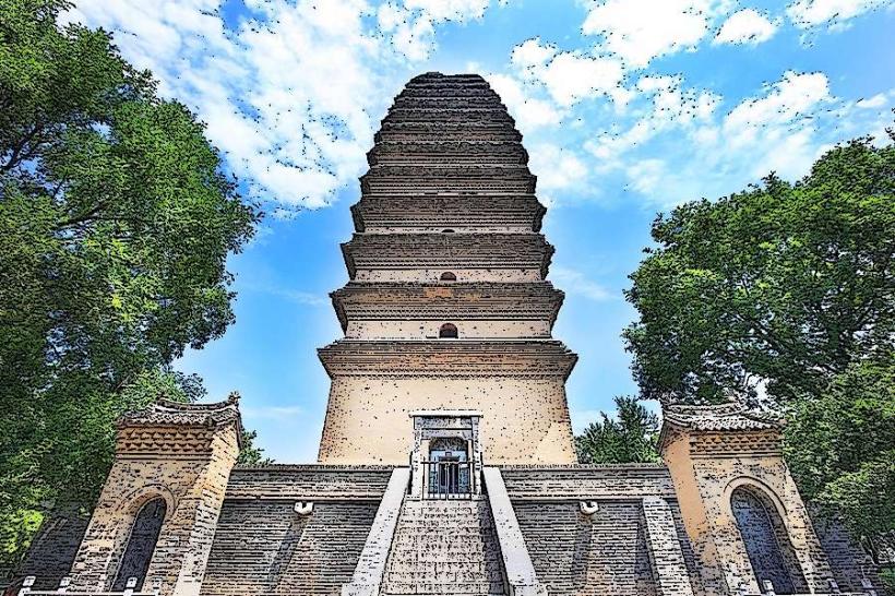 Small Wild Goose Pagoda