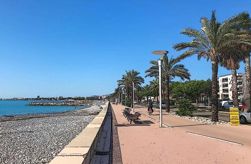 Monaco Coastline Promenade