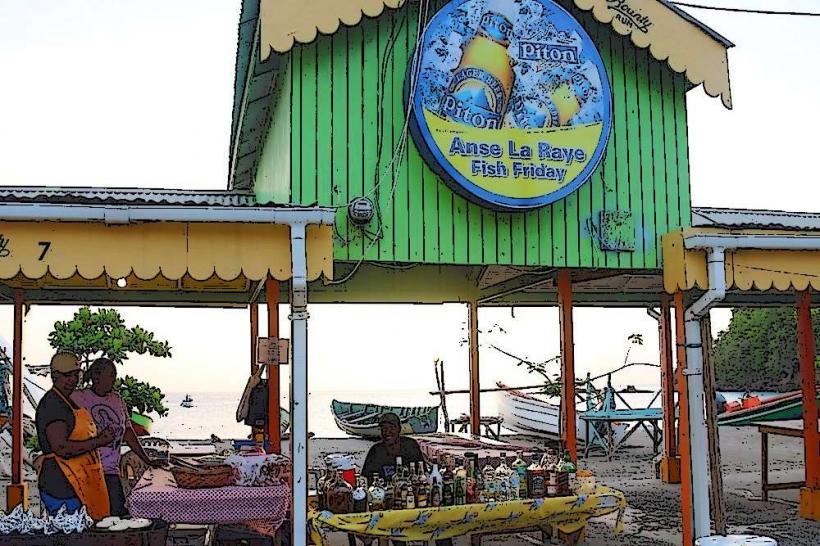 Anse La Raye Fish Fryday