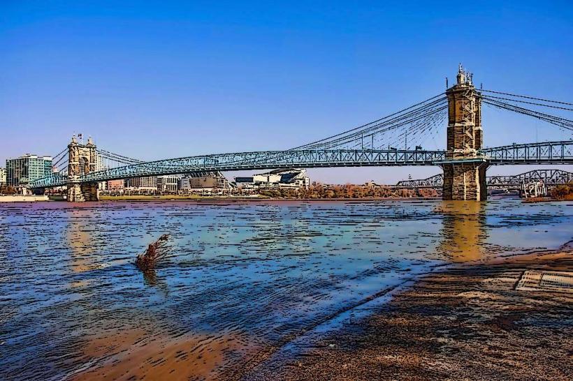 John A. Roebling Suspension Bridge