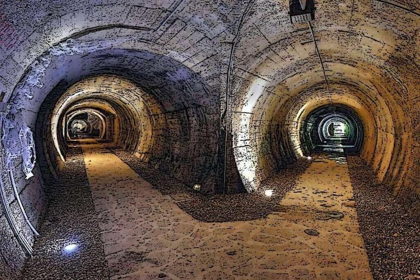 Tunnels under Kranj