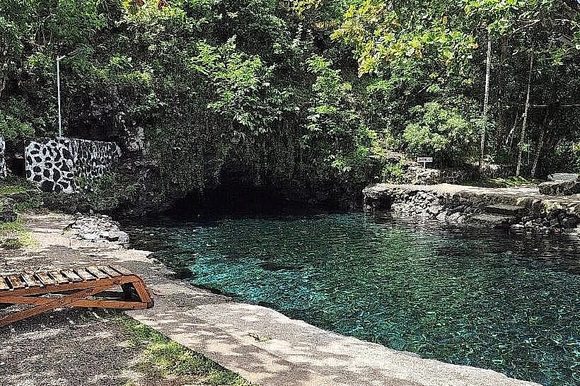 Piula Cave Pool