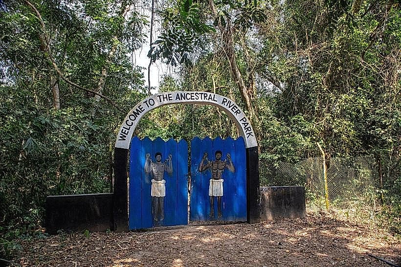 Assin Manso Slave River Site