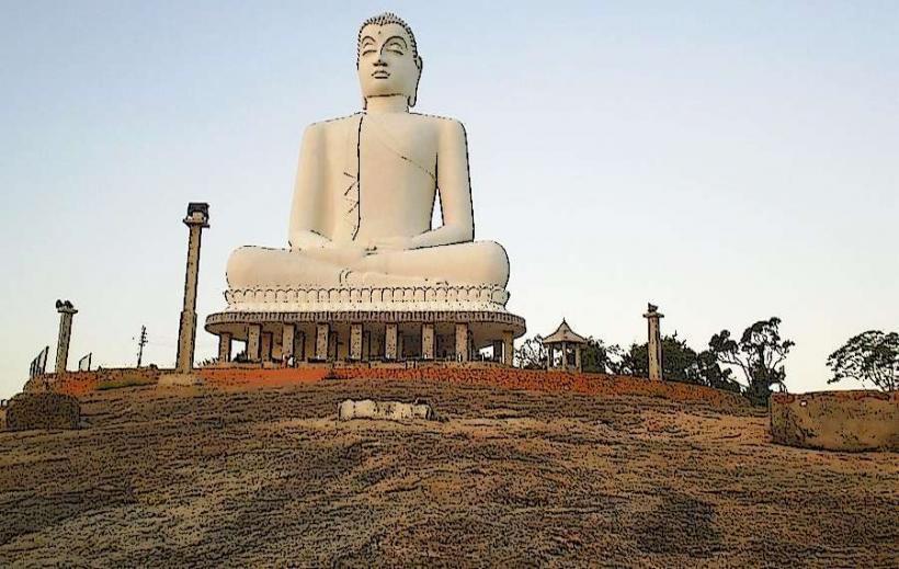 Elephant Rock Buddha Statue