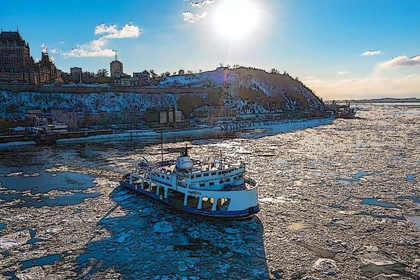 Quebec Levis Ferry