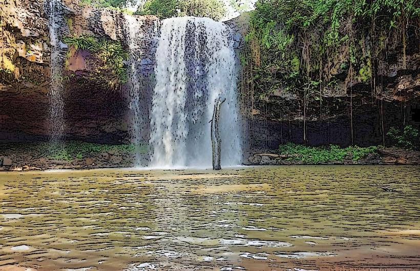 Ka Tieng Waterfall