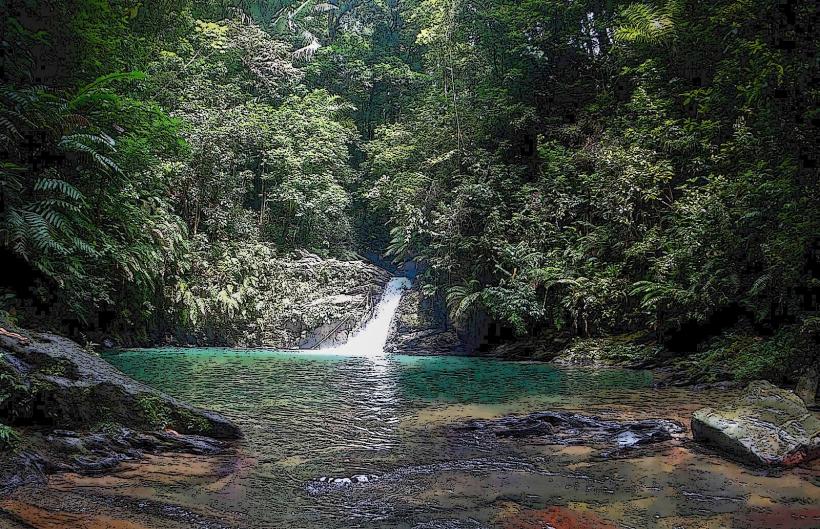 Moruga Tableland Waterfall